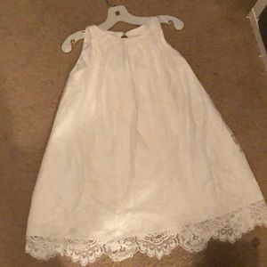 A David’s bridle flower girl dress